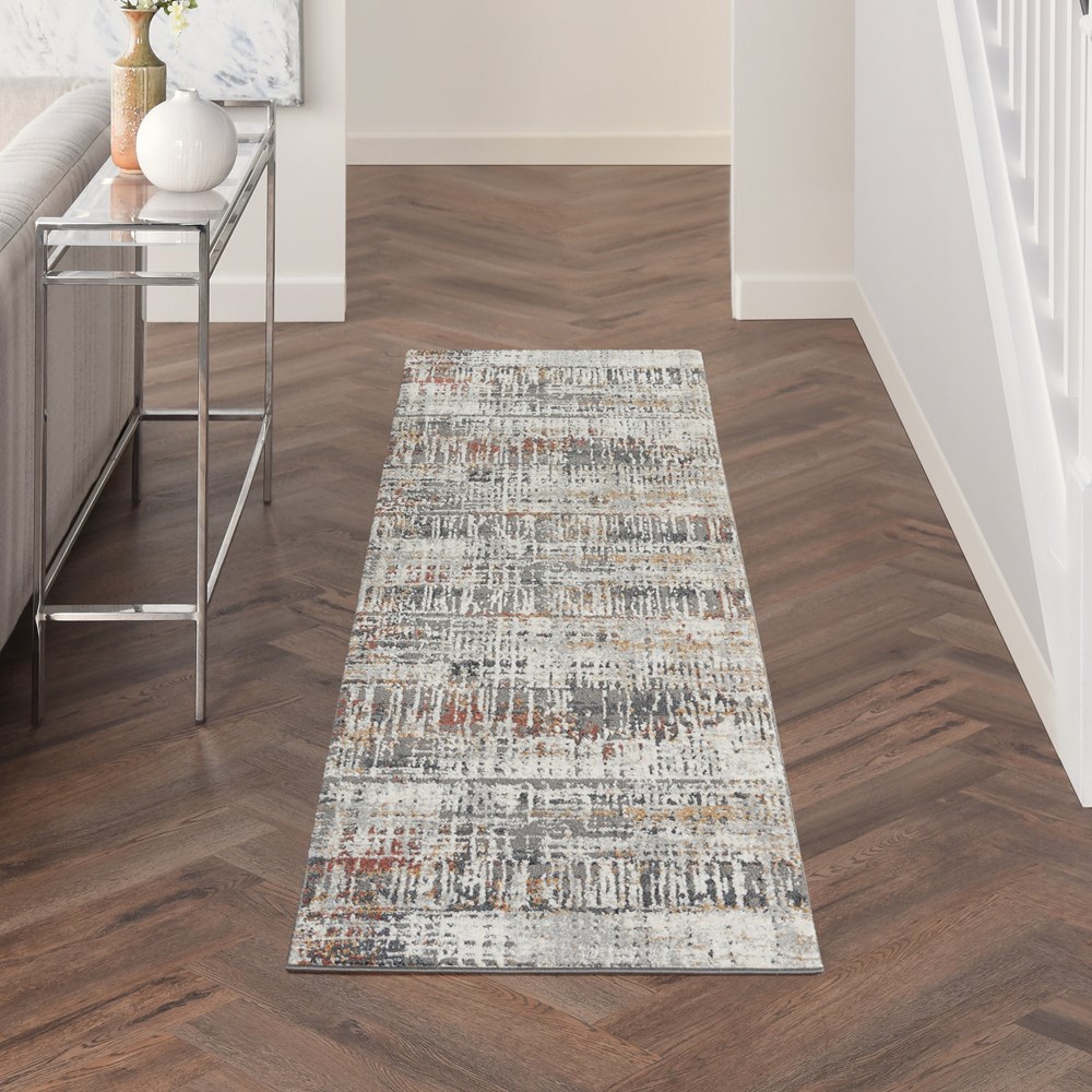 Tangra TNR04 Runner Rug by Nourison in Multicolour